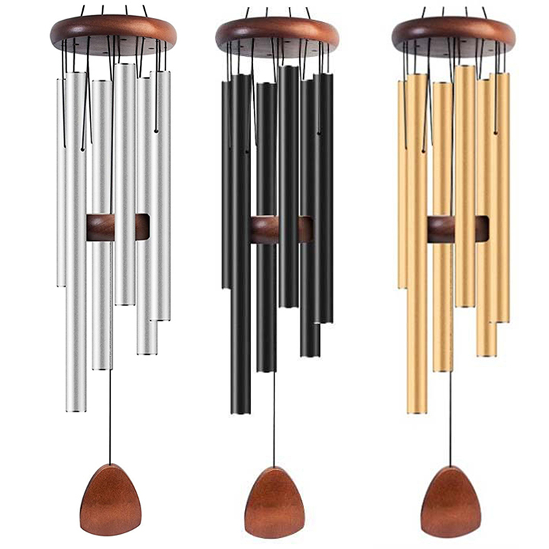 Boho Wind Chimes - Classic 26 Inch Aluminum Pipe Wind