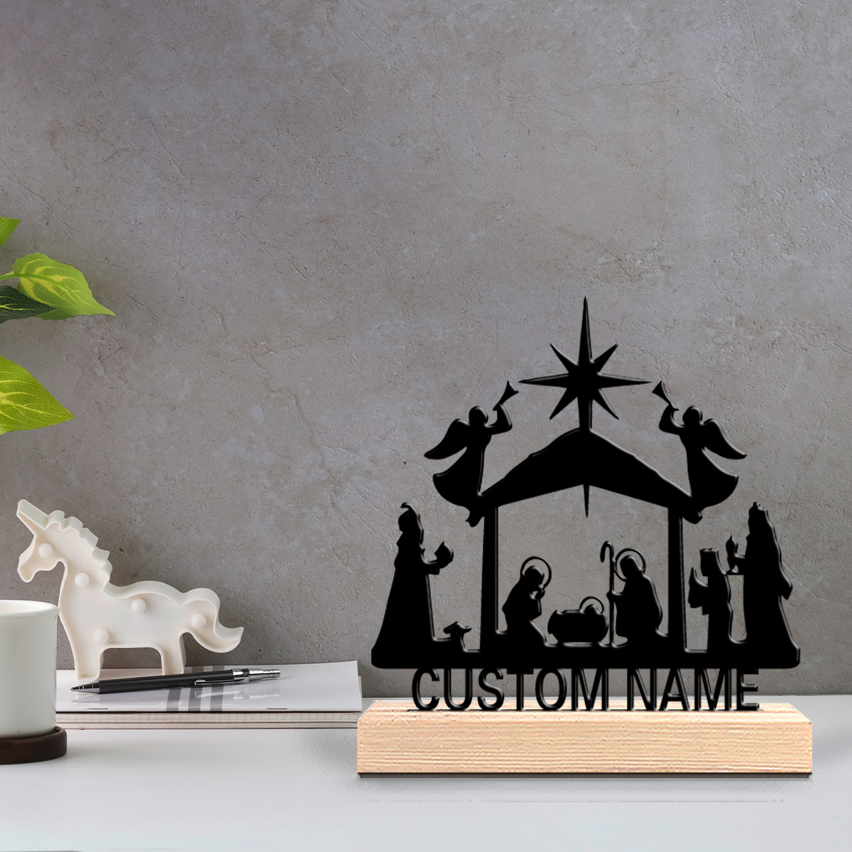 Home Decor Unique - 1pc Romantic Personalized Custom Pilgrimage Metal