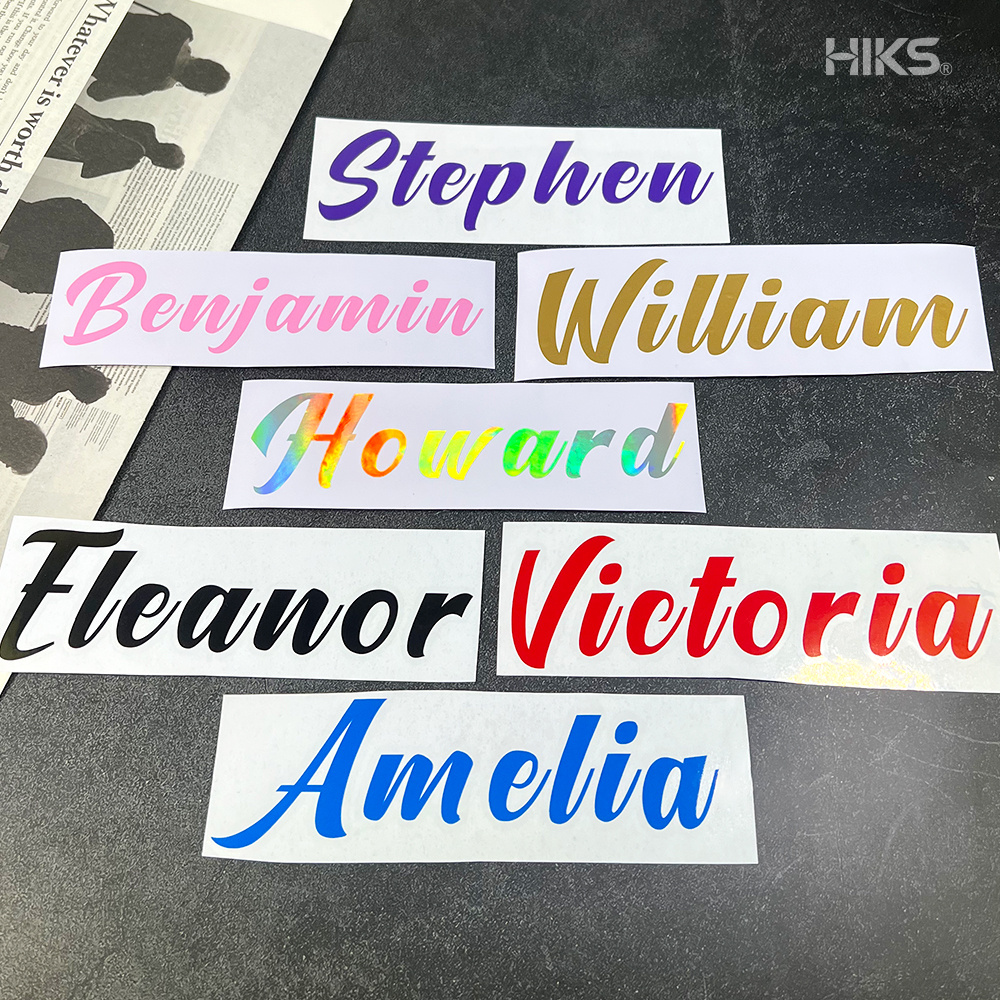 Home Decor Sticker - 3PCS Custom Name Stickers Personalized Handwritten