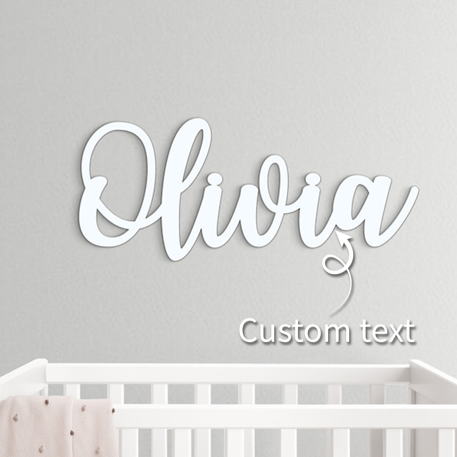 Home Decor Unique - 1pc Custom Wooden Name Sign,Customized Gifts,Decorative