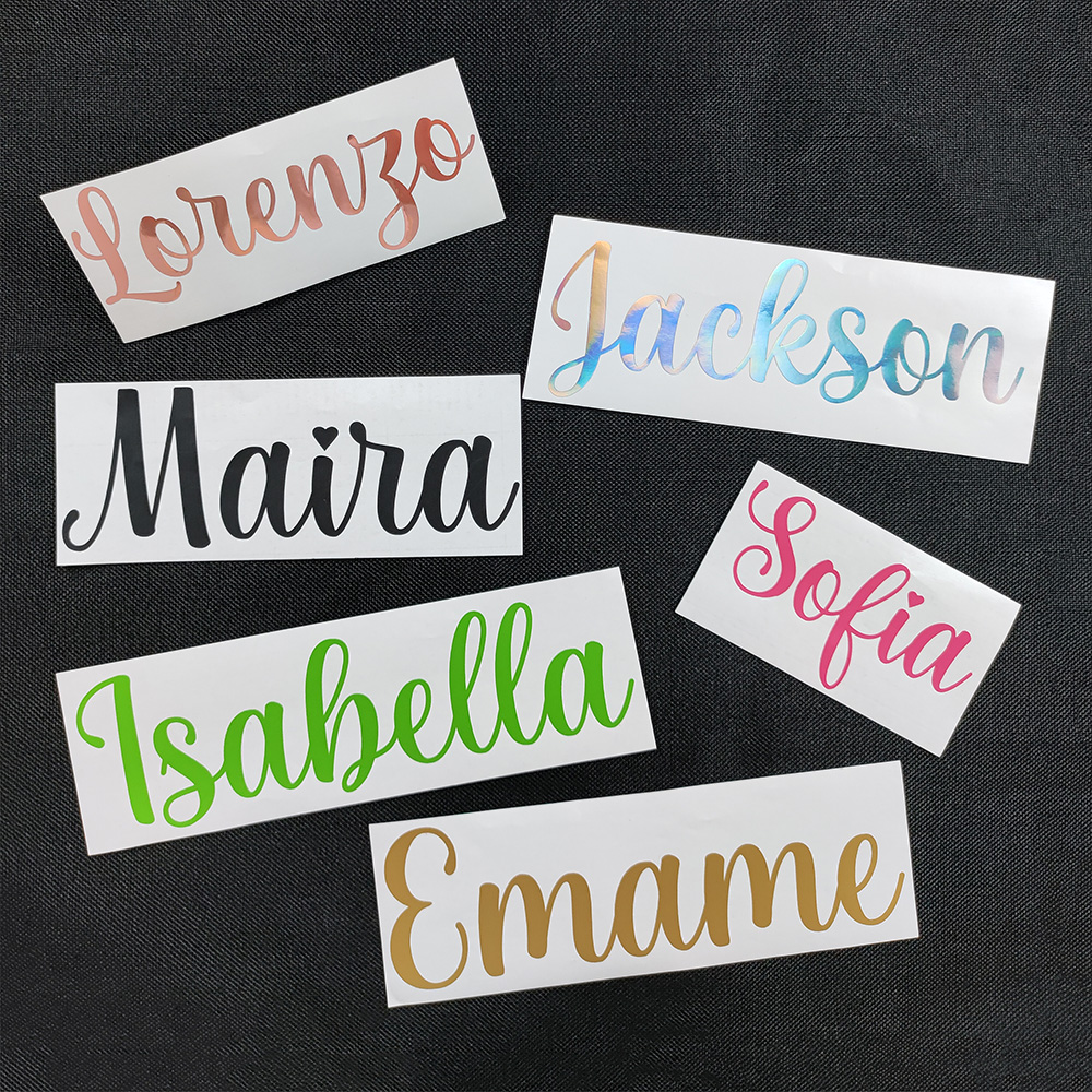 Home Decor Sticker - 1pc Diy Personalize Custom Name Jackson