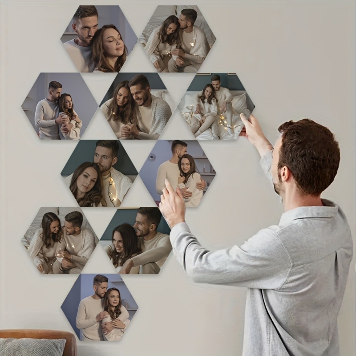 Home Decor Unique - Custom Wall Decor — Modern Hexagonal