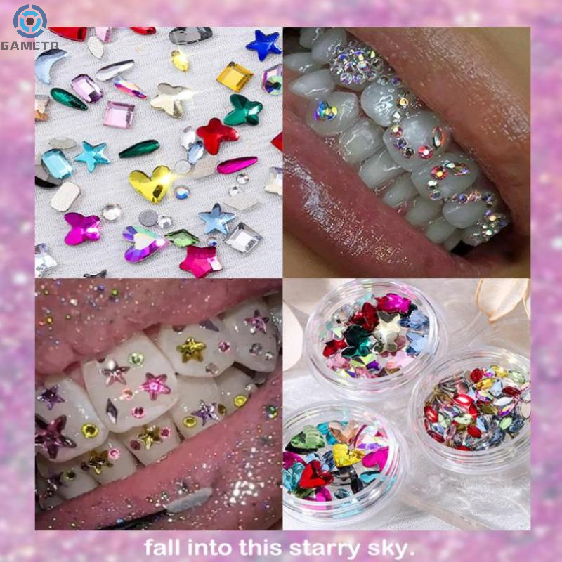 Home Decor Glass - 1 Set Dental Tooth Gems Crystal