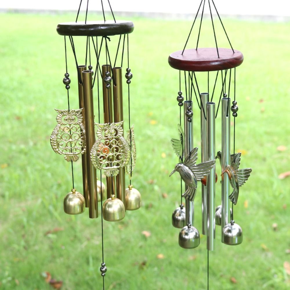 Boho Wind Chimes - DIY Wind Chimes Outdoor Owl Hummingbird