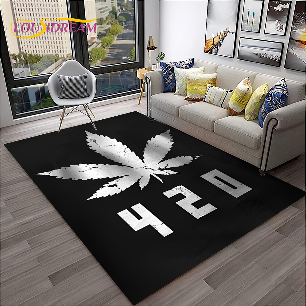 Home Decor Online Free - Weed Plants Maple Leaf Carpet Rug