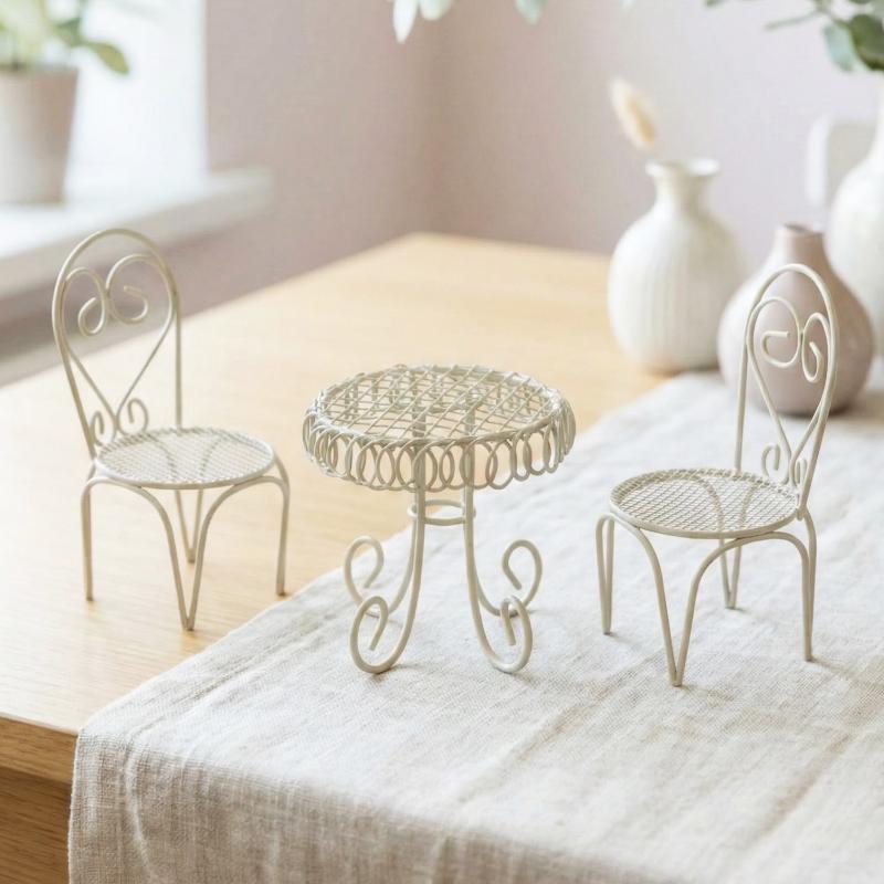 Home Decor Outdoor - 1/3Pcs Dollhouse Garden Display Ornament Prop