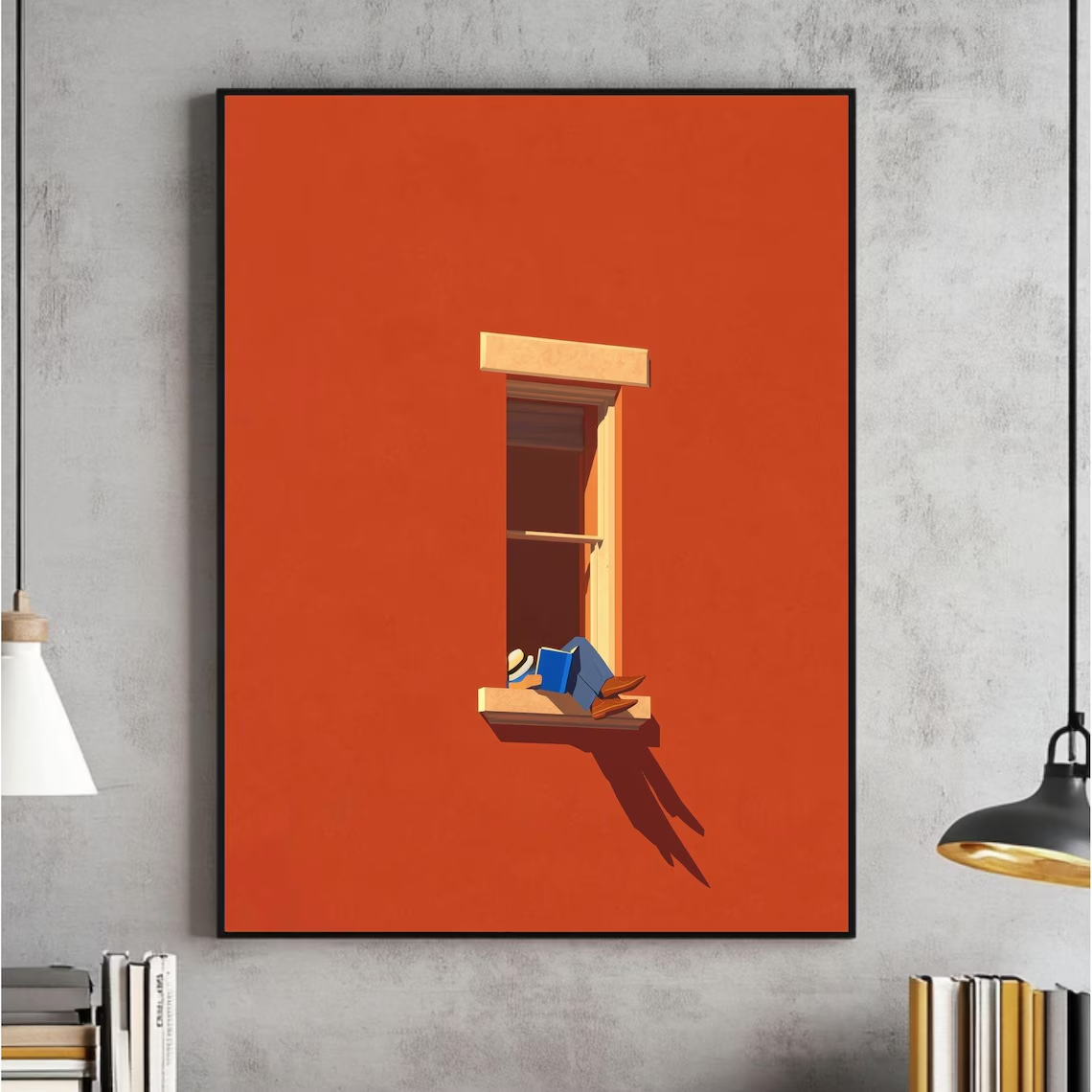 Home Decor Minimal - Bold Minimalist Digital Wall Art, Aesthetic