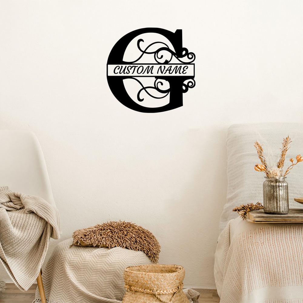 Home Decor Sticker - 1PC Excellent Letter G Customizable Text