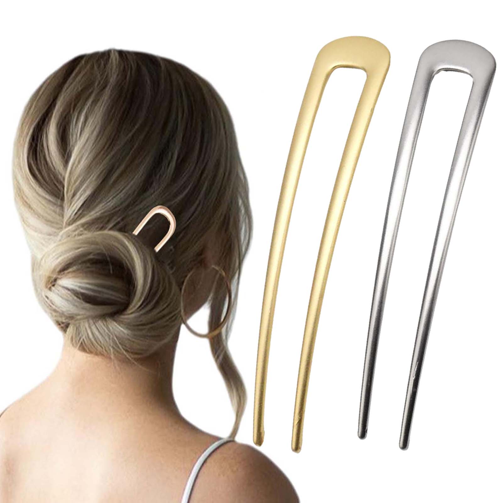 French U Shaped Hair Pins Vint - Home Decor Gold 리뷰 및 가격