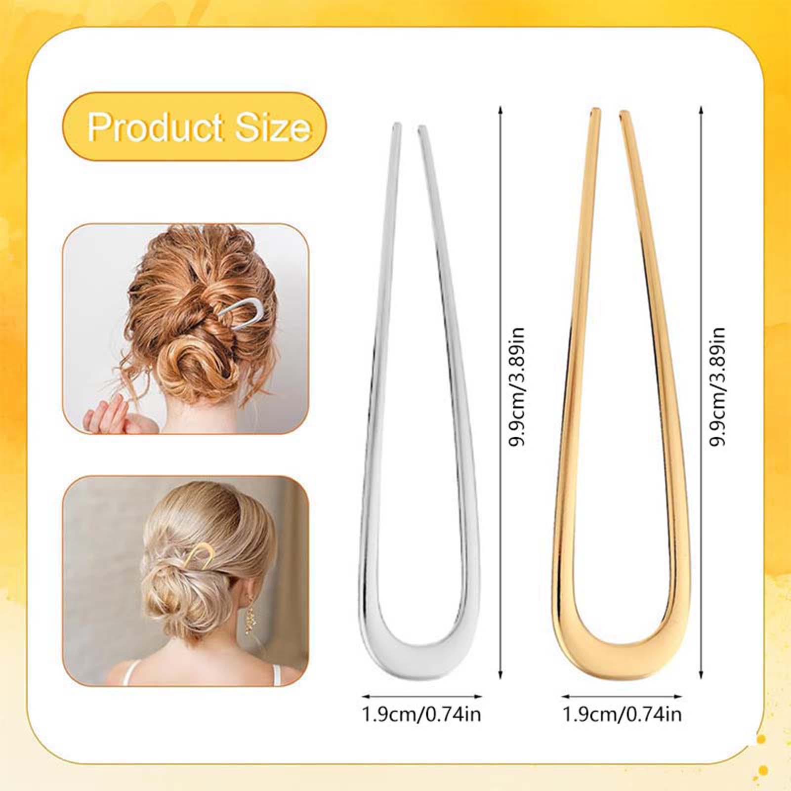 French U Shaped Hair Pins Vint - Home Decor Gold 리뷰 및 가격