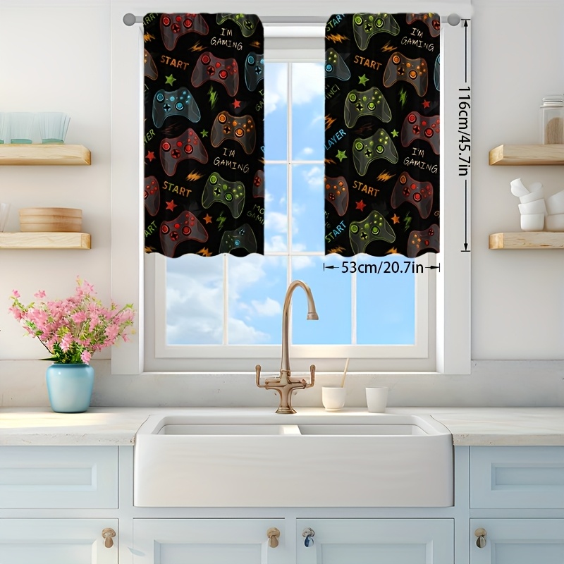 2pcs Gaming Curtains Video Gam - Home Decor Youtube Videos 리뷰 및 가격