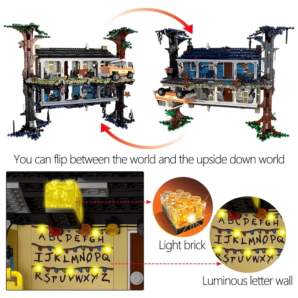 New MOC Upside Down House Stre - Home Decor Disney 리뷰 및 가격