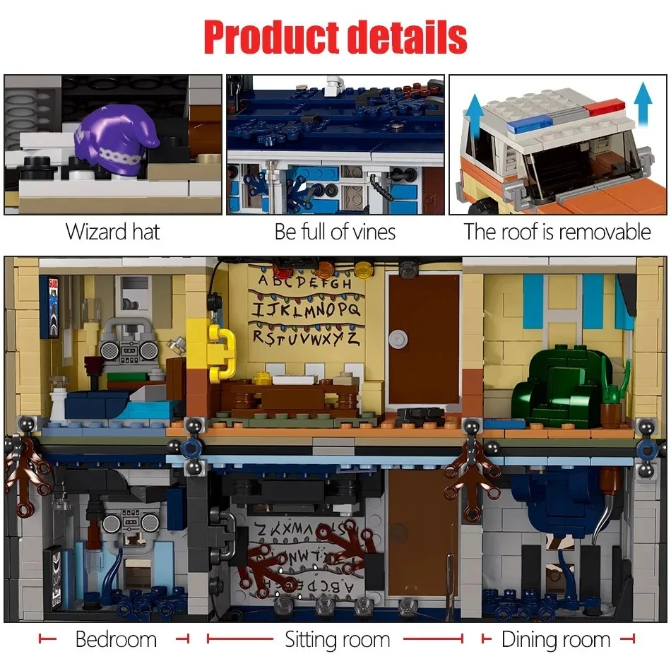 New MOC Upside Down House Stre - Home Decor Disney 리뷰 및 가격