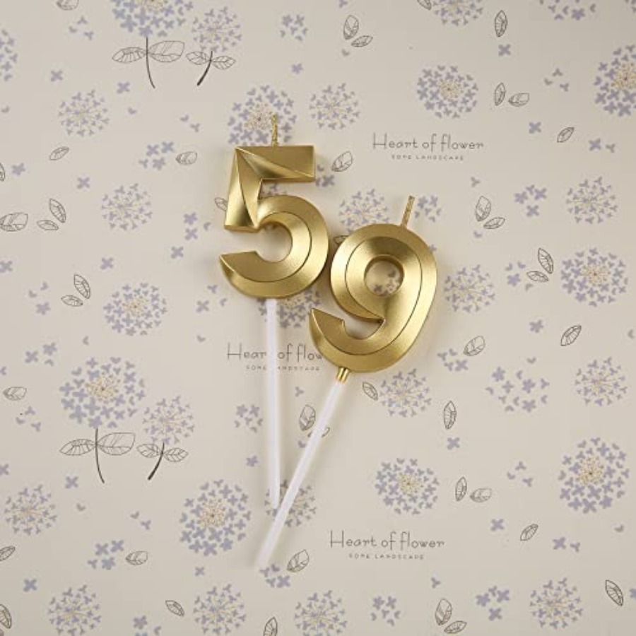 Gold 95th and 59th Birthday Ca - Home Decor Gold 리뷰 및 가격