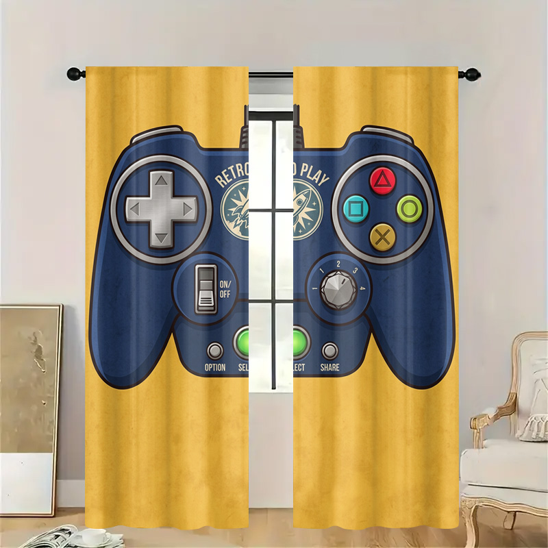 Gaming Controller Curtain Pane - Home Decor Youtube Videos 리뷰 및 가격