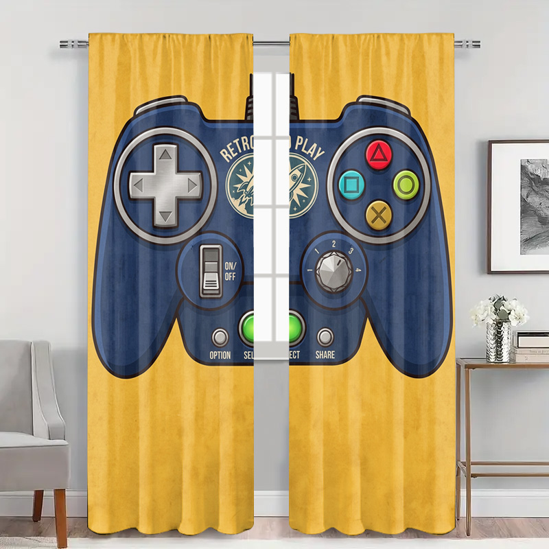 Gaming Controller Curtain Pane - Home Decor Youtube Videos 리뷰 및 가격