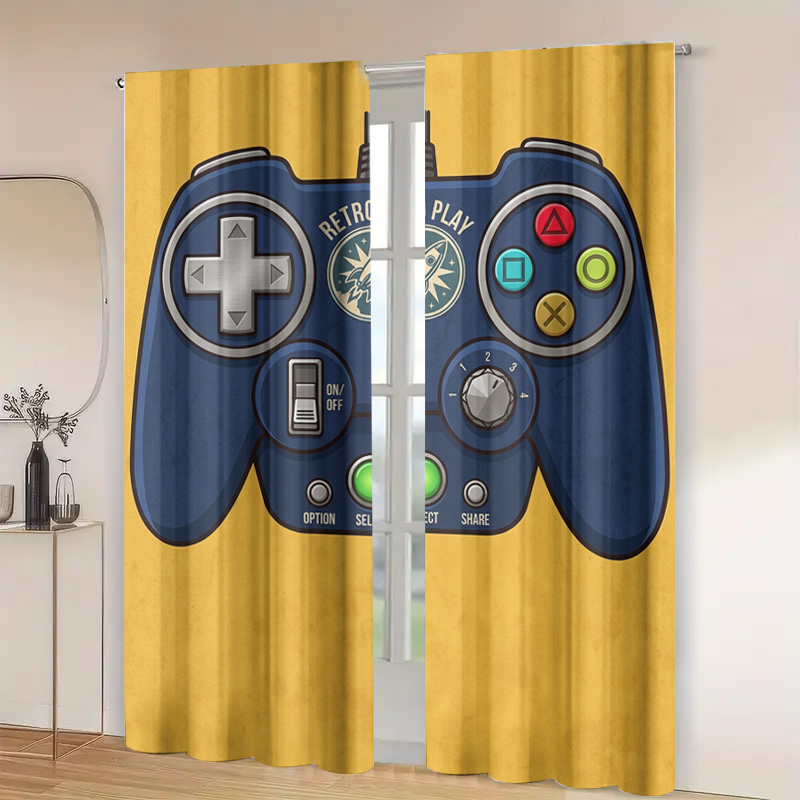 Gaming Controller Curtain Pane - Home Decor Youtube Videos 리뷰 및 가격
