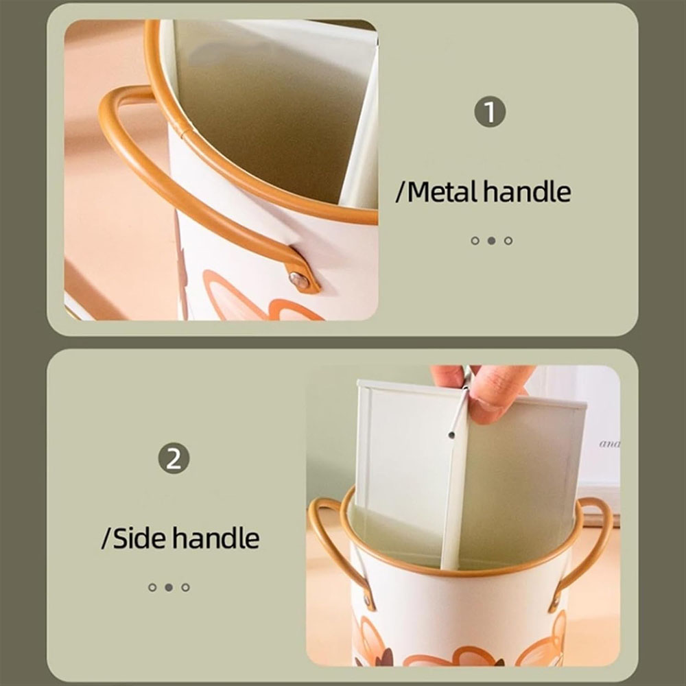 Retro Tableware Storage Bucket - Home Decor Kitchen 리뷰 및 가격