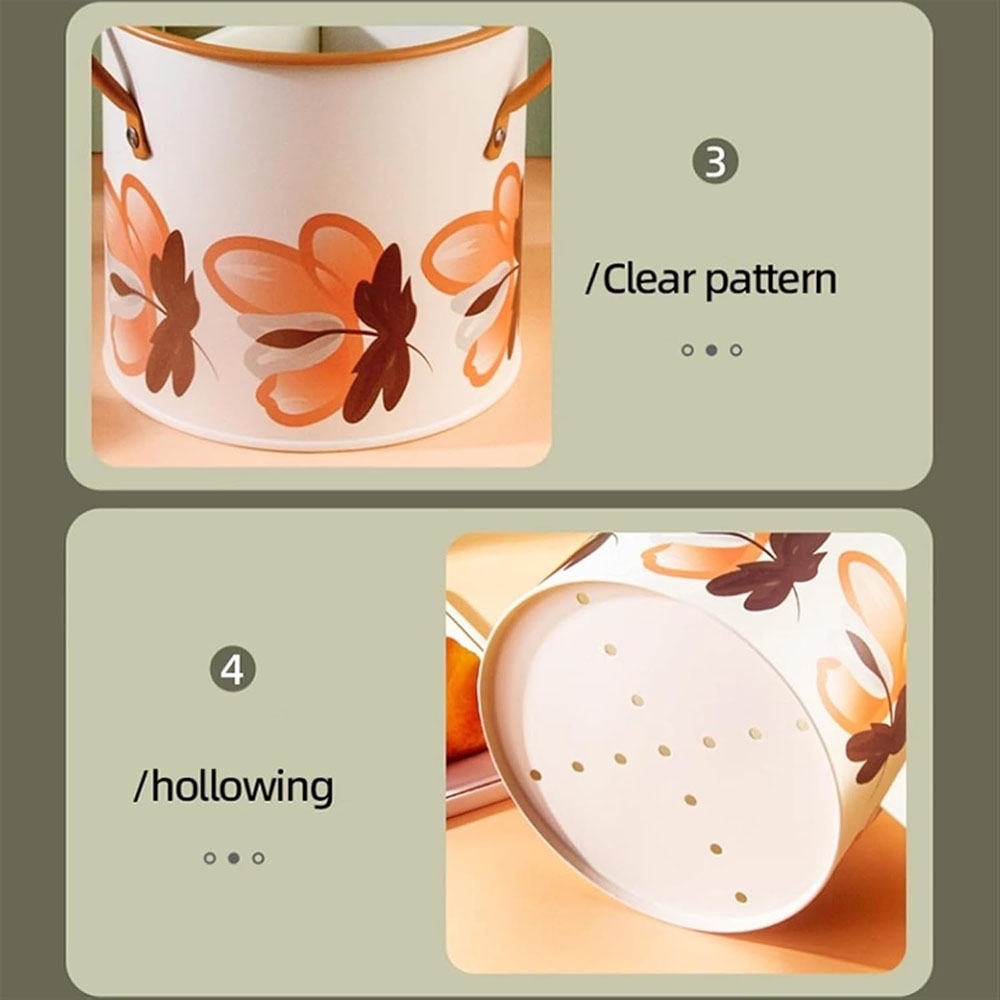 Retro Tableware Storage Bucket - Home Decor Kitchen 리뷰 및 가격