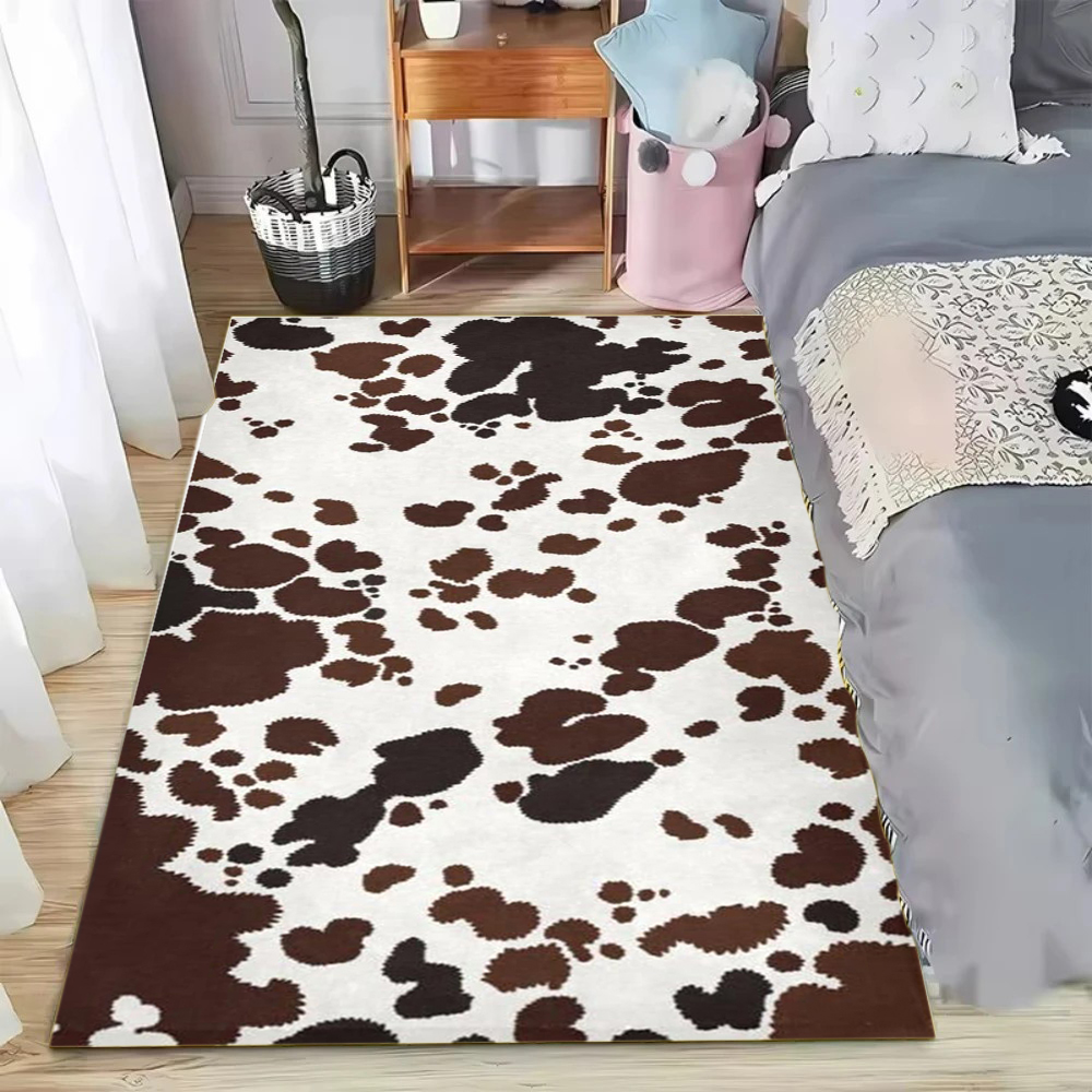 Faux Cowhide Pattern Area Rug  - Cowhide Rug Faux 리뷰 및 가격