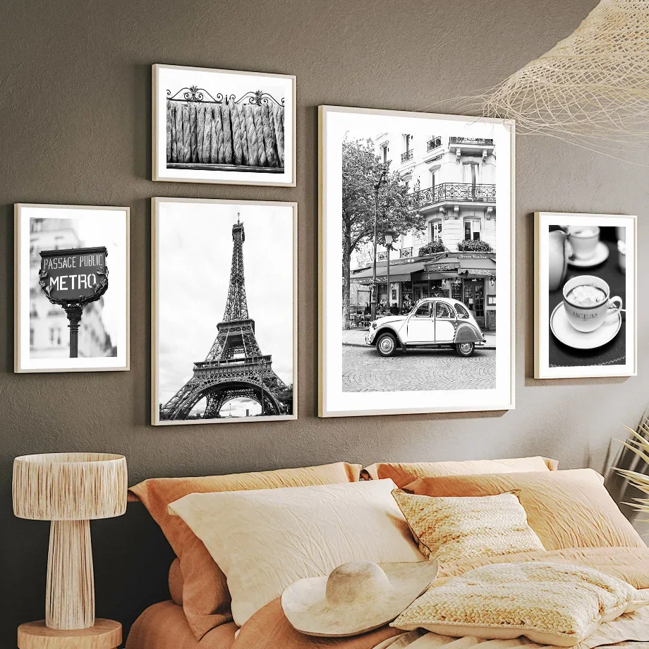 Black White Paris Towel Cafe S - Home Decor Minimal 리뷰 및 가격