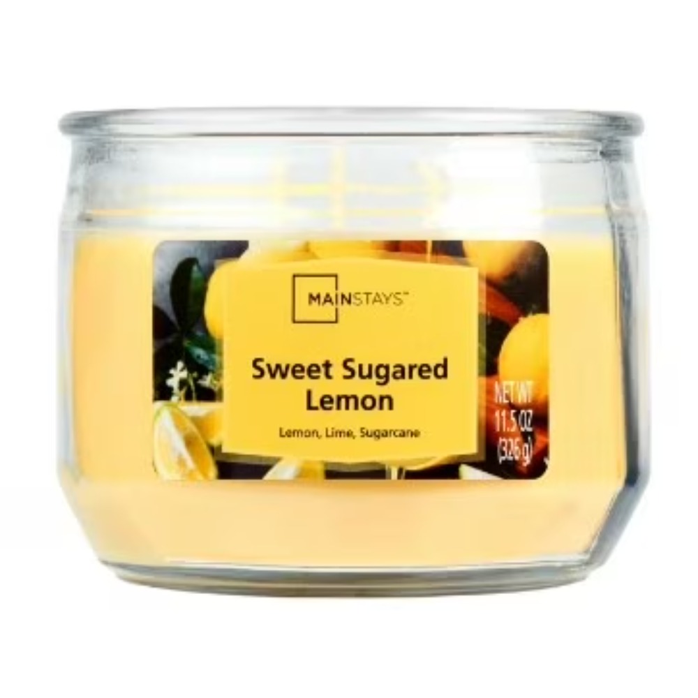 Sweet Sugared Lemon Scented Gl - Home Decor Glass 리뷰 및 가격