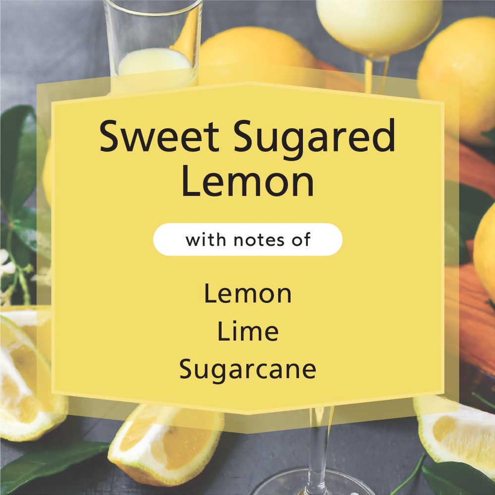 Sweet Sugared Lemon Scented Gl - Home Decor Glass 리뷰 및 가격