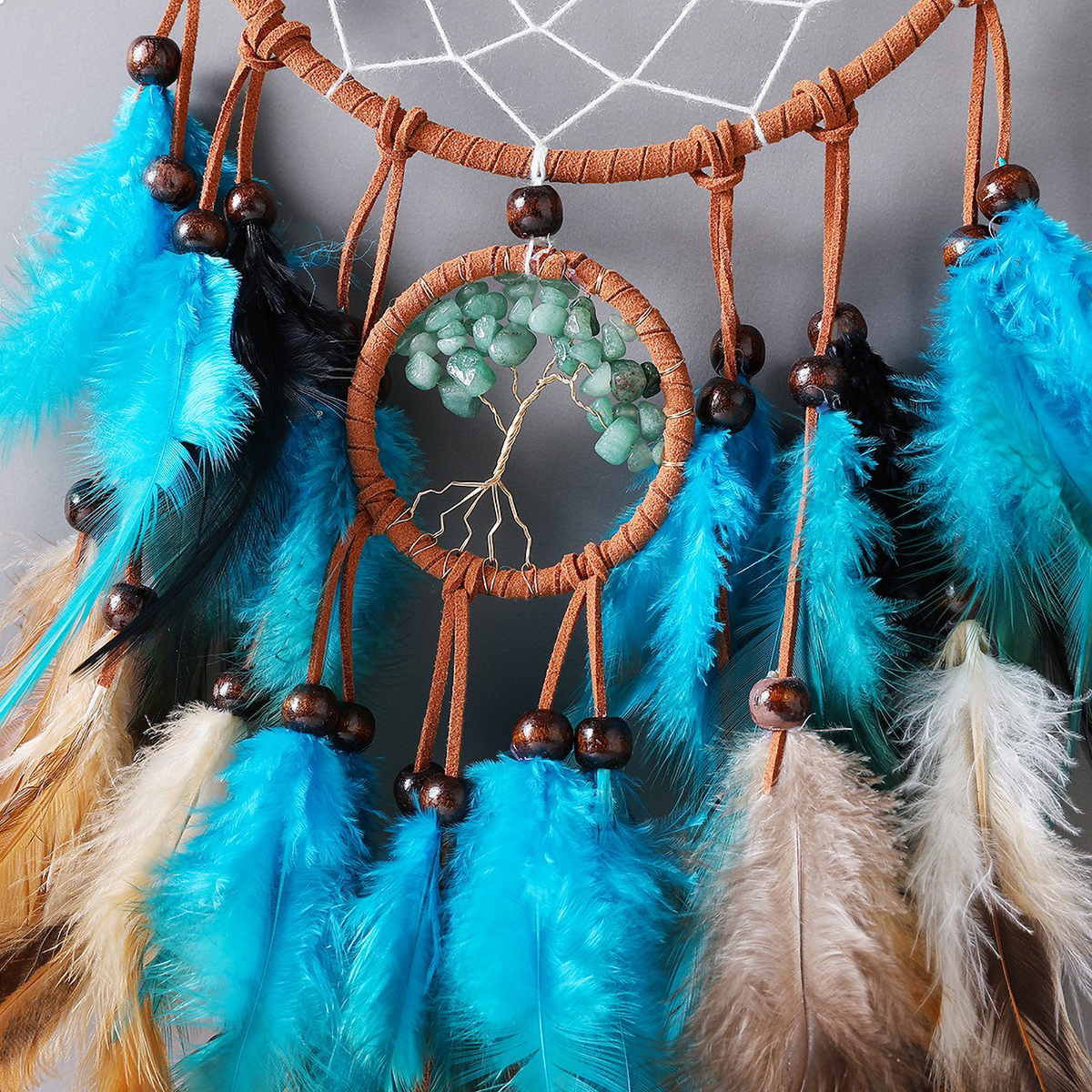 Handmade Feather Dream Catcher - Boho Wind Chimes 리뷰 및 가격