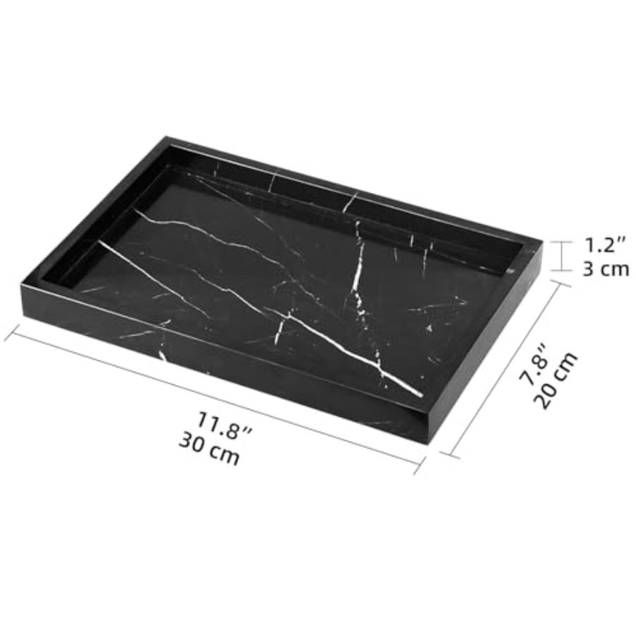 Marble Bathroom Vanity Tray, N - Home Decor Kitchen 리뷰 및 가격