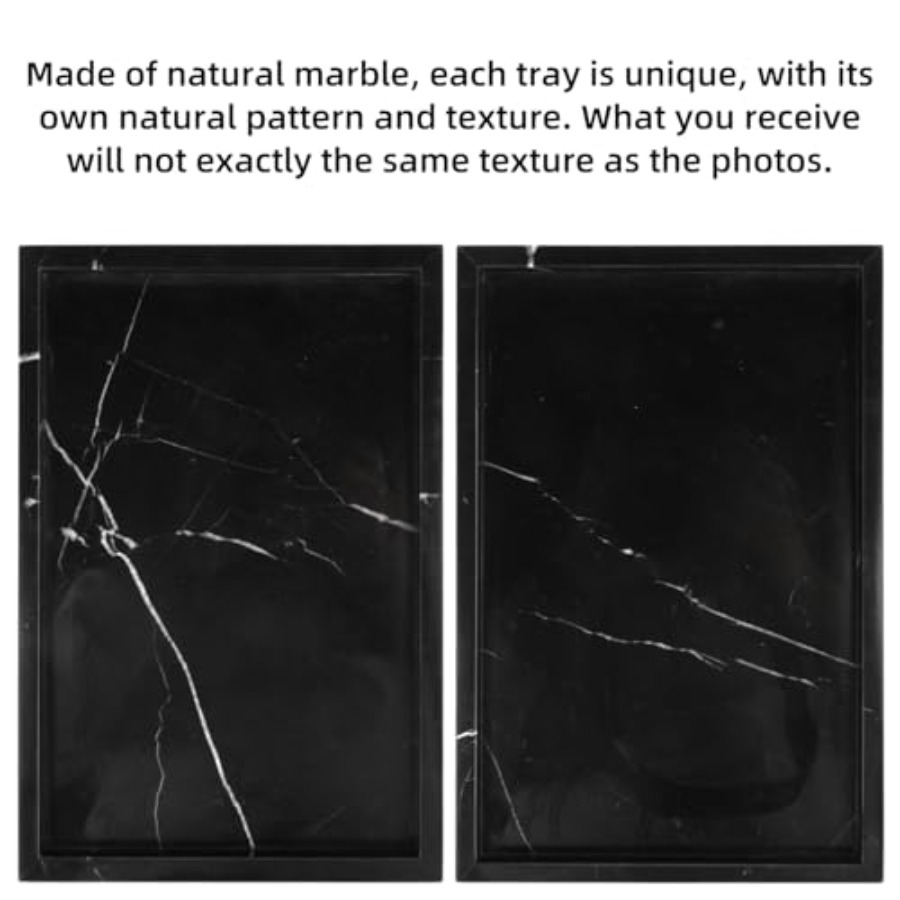 Marble Bathroom Vanity Tray, N - Home Decor Kitchen 리뷰 및 가격