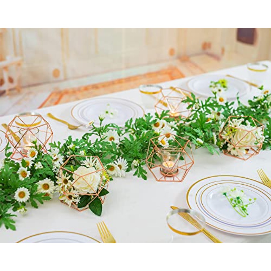 Geometric Tealight Candle Hold - Home Decor Gold 리뷰 및 가격
