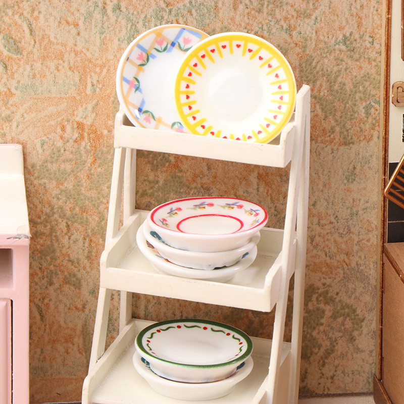 5Pcs 1/12 Dollhouse Mini Plate - Home Decor Kitchen 리뷰 및 가격