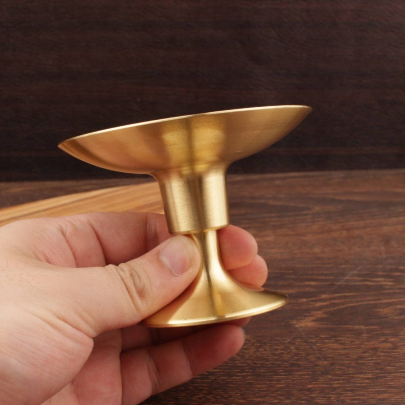 Brass Candle Holder Traditiona - Home Decor Gold 리뷰 및 가격