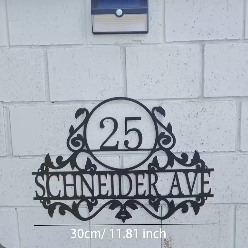 Custom Metal House Number & St - Home Decor Outdoor 리뷰 및 가격