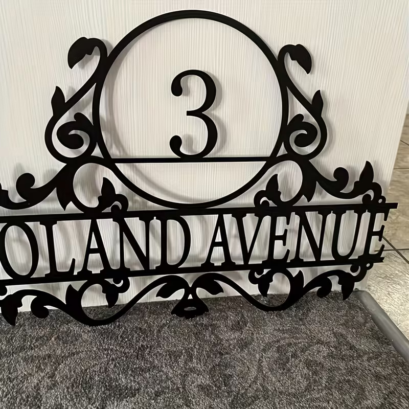 Custom Metal House Number & St - Home Decor Outdoor 리뷰 및 가격