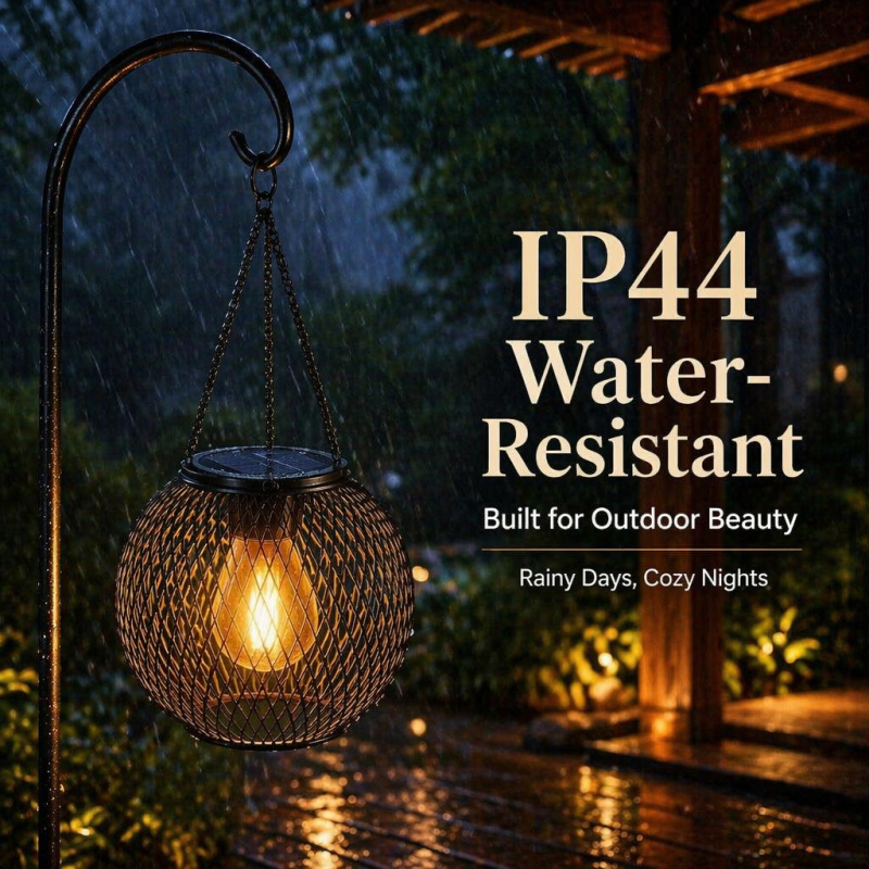 Solar Powered LED Hanging Floo - Home Decor Outdoor 리뷰 및 가격