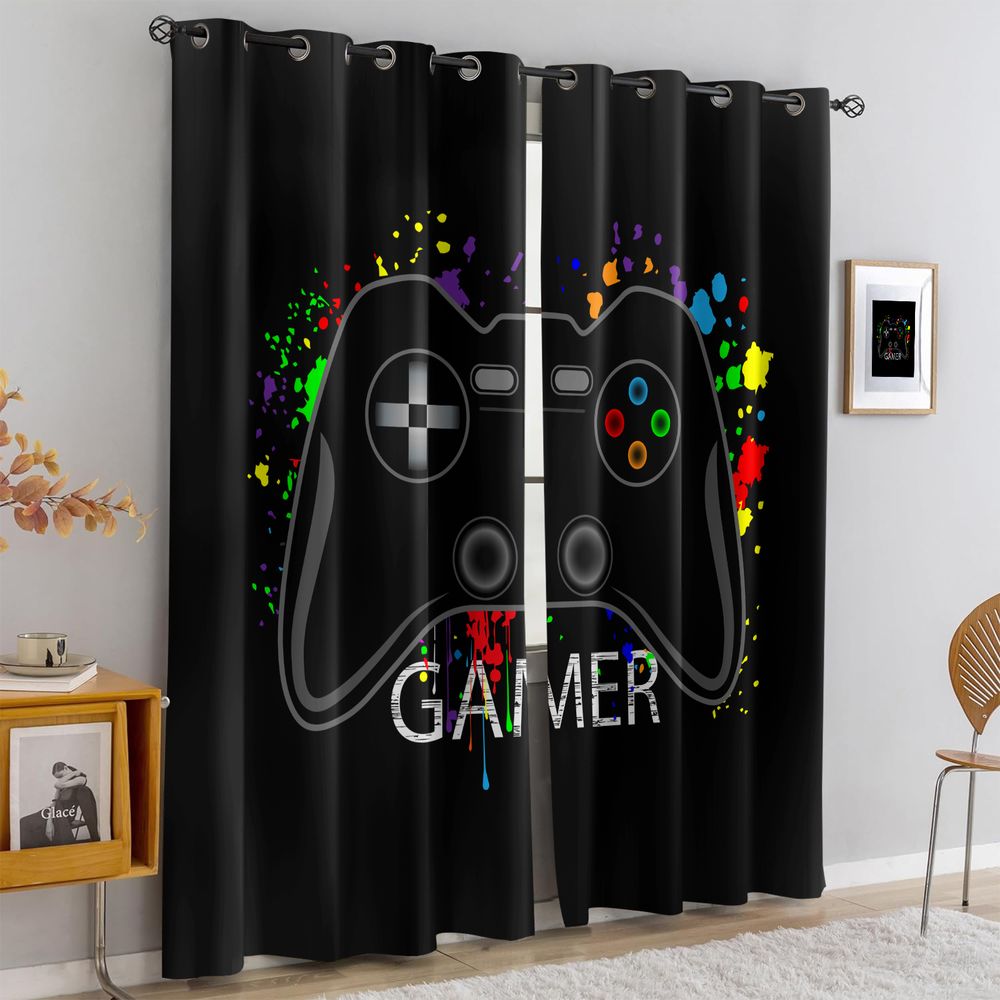2Pc Gamer Video Game Pattern C - Home Decor Youtube Videos 리뷰 및 가격