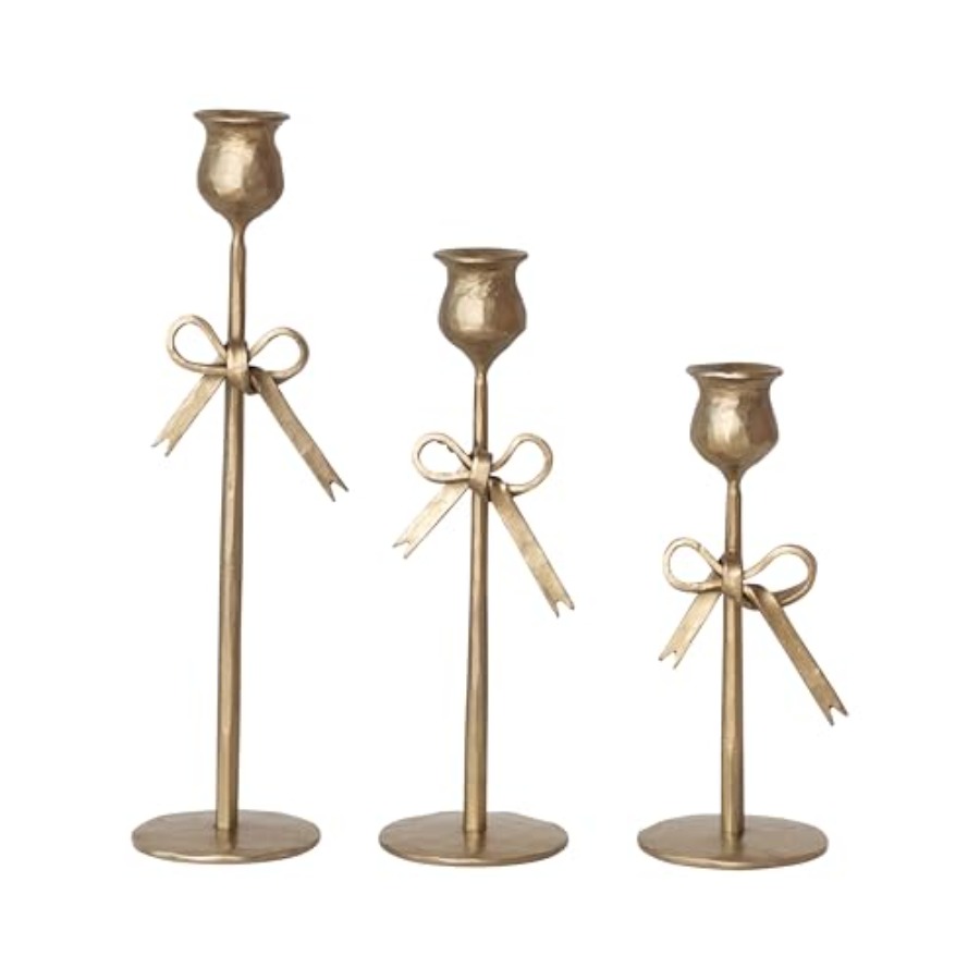 3-Piece Hand-Forged Bow Shaped - Home Decor Gold 리뷰 및 가격