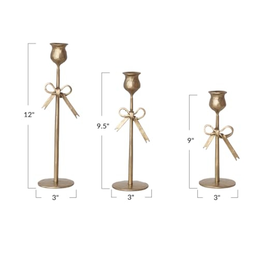 3-Piece Hand-Forged Bow Shaped - Home Decor Gold 리뷰 및 가격