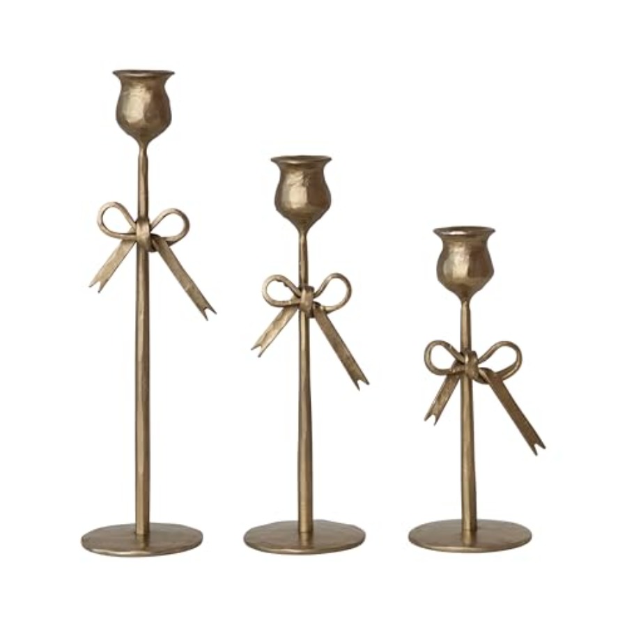 3-Piece Hand-Forged Bow Shaped - Home Decor Gold 리뷰 및 가격
