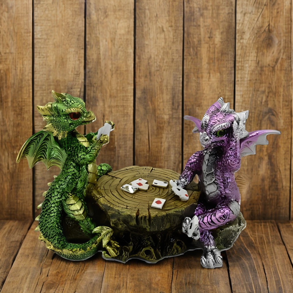 6.5-inch Dragons Playing Chess - Home Decor Unique 리뷰 및 가격