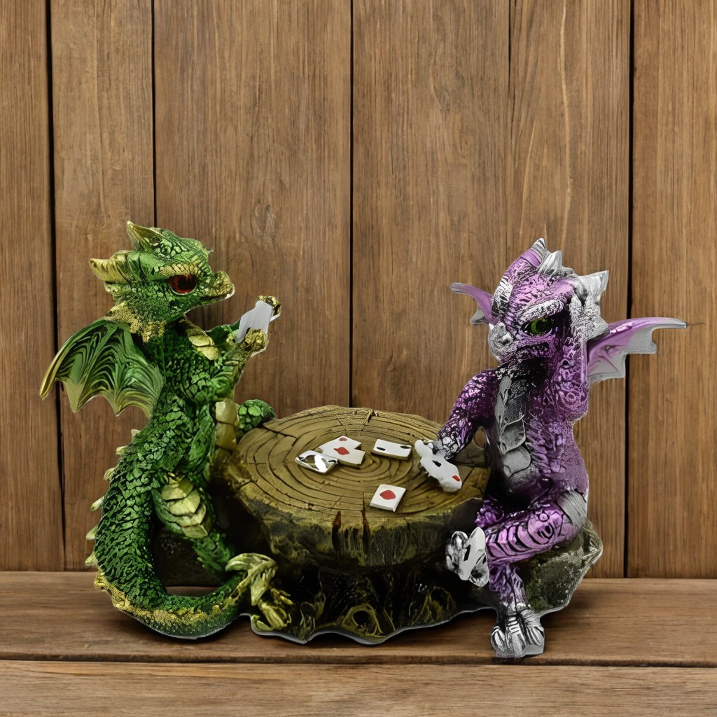 6.5-inch Dragons Playing Chess - Home Decor Unique 리뷰 및 가격