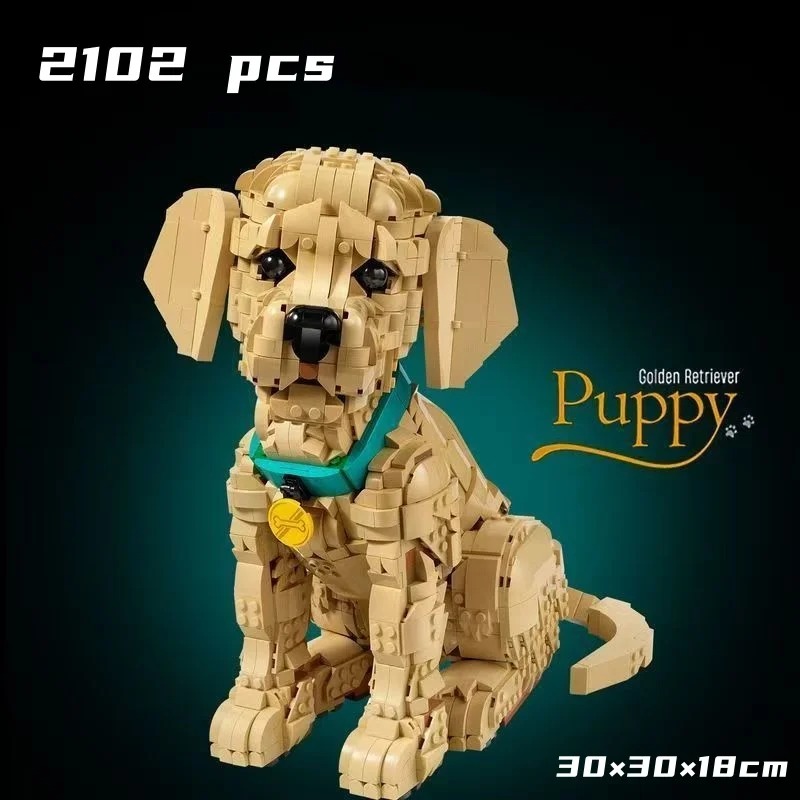 2102pcs Golden Retriever Puppy - Home Decor Disney 리뷰 및 가격