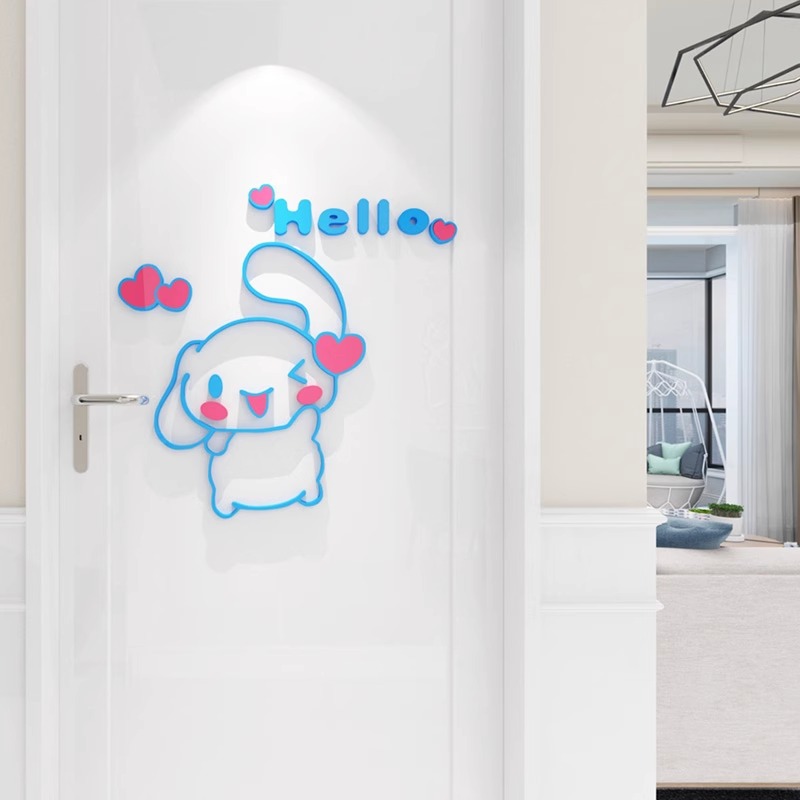 Sanrio Cinnamoroll 3D Acrylic  - Home Decor Sticker 리뷰 및 가격