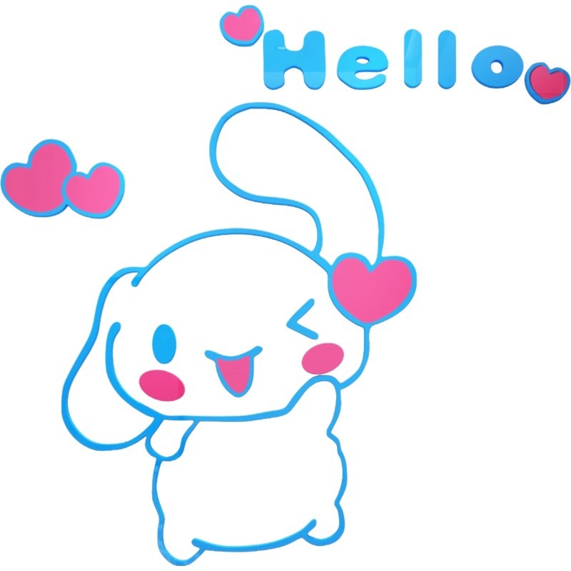 Sanrio Cinnamoroll 3D Acrylic  - Home Decor Sticker 리뷰 및 가격