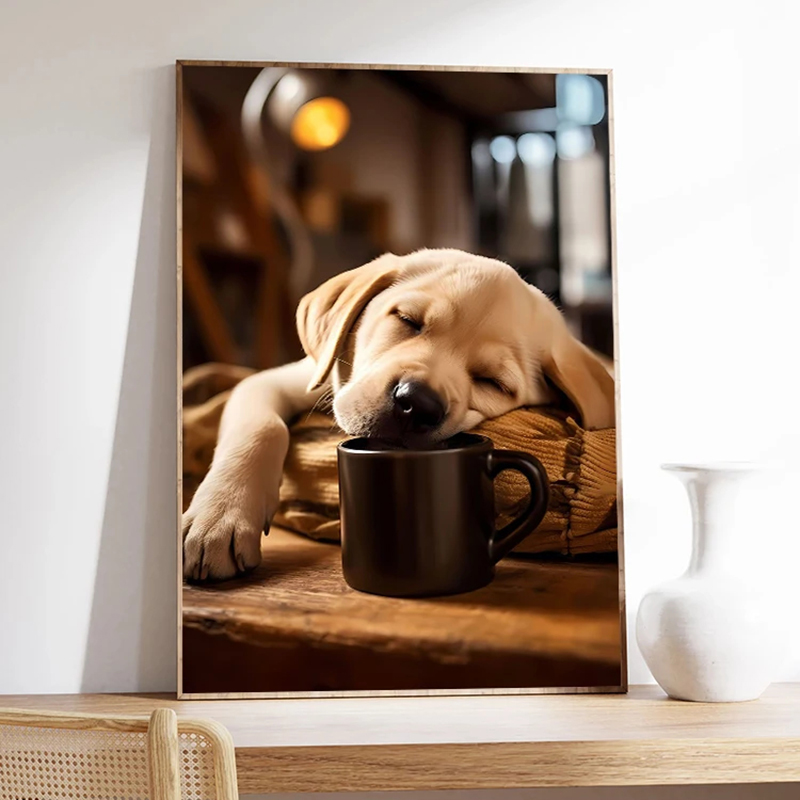 Cute Cozy Sleeping Dogs and Co - Germany Home Decor 리뷰 및 가격