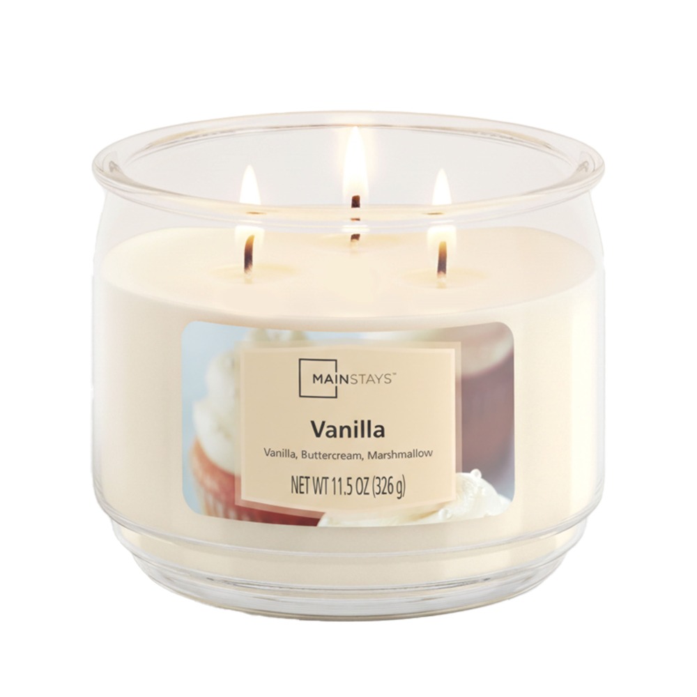 Vanilla Scented Glass Jar Cand - Home Decor Glass 리뷰 및 가격
