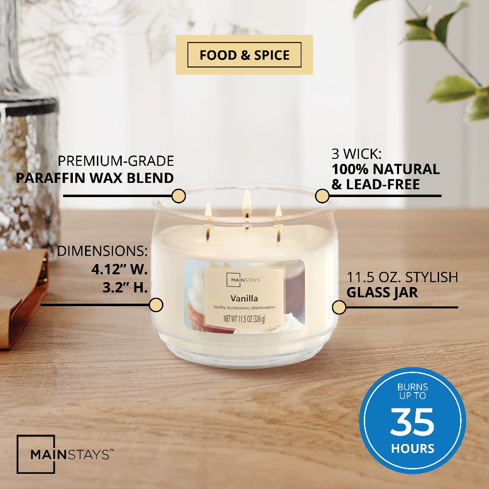 Vanilla Scented Glass Jar Cand - Home Decor Glass 리뷰 및 가격