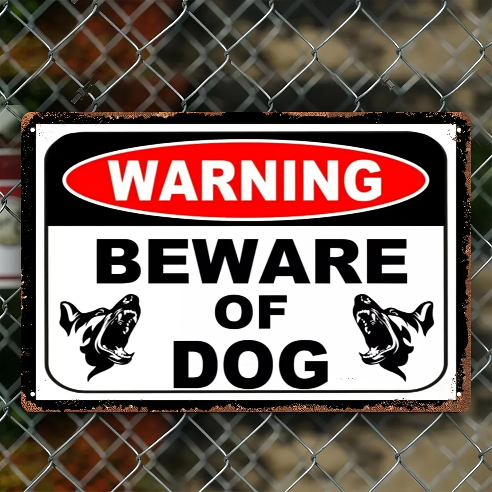 Beware of Dog Security Guard - - Home Decor Locations 리뷰 및 가격