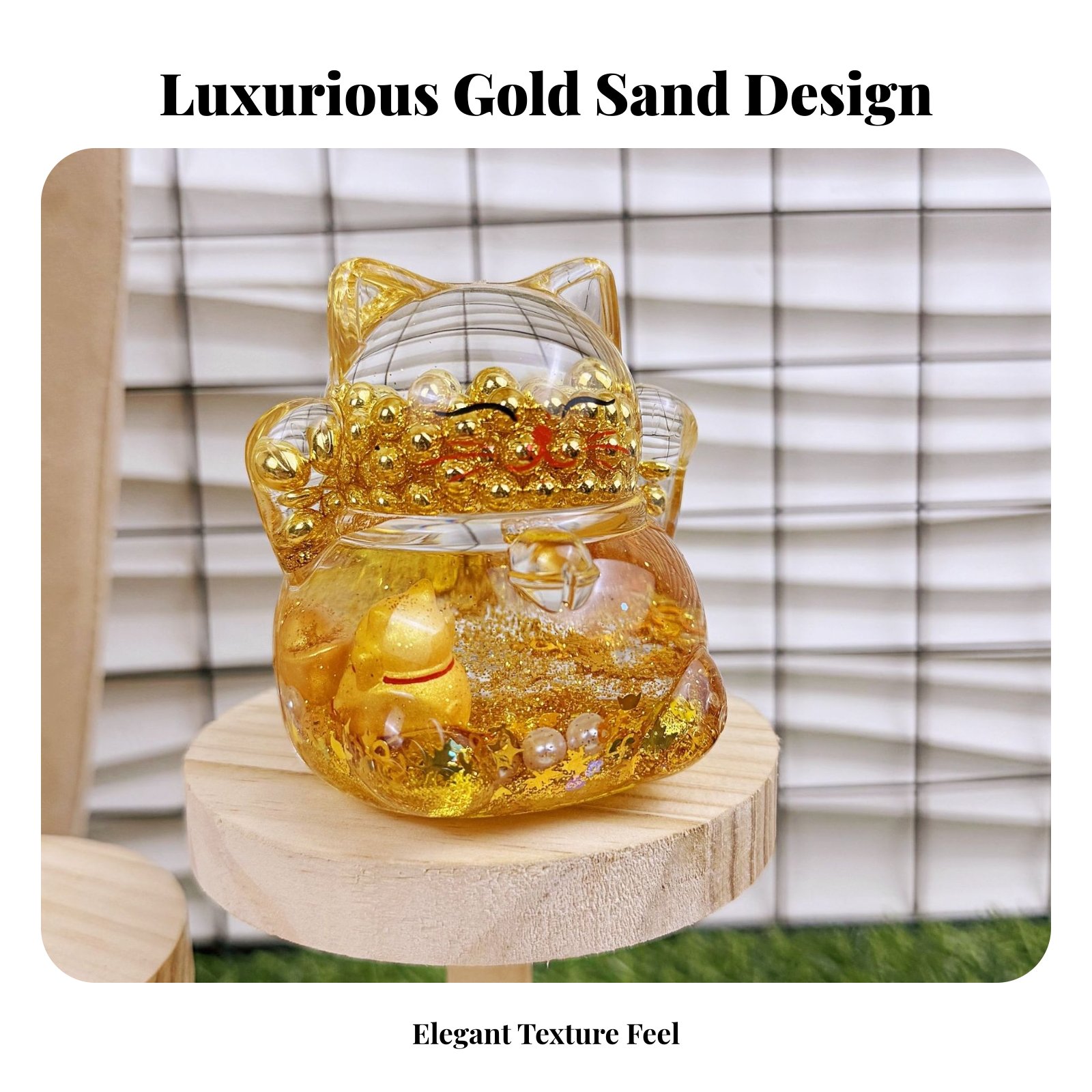 Fortune Cat Decoration, Flashi - Home Decor Gold 리뷰 및 가격